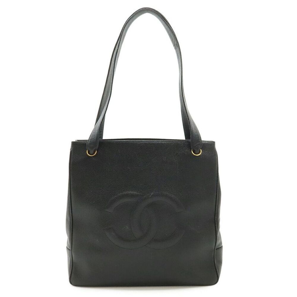 Chanel Caviar Skin Coco Mark Tote Bag - Picture 1 of 9